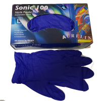 Γάντια νιτριλίου χωρίς πούδρα Aurelia Sonic Μπλε