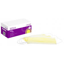 Μάσκες προσώπου 3ply με λάστιχο Κίτρινη 50 τμχ Μάσκες προσώπου 3ply με λάστιχο Κίτρινη 50 τμχ